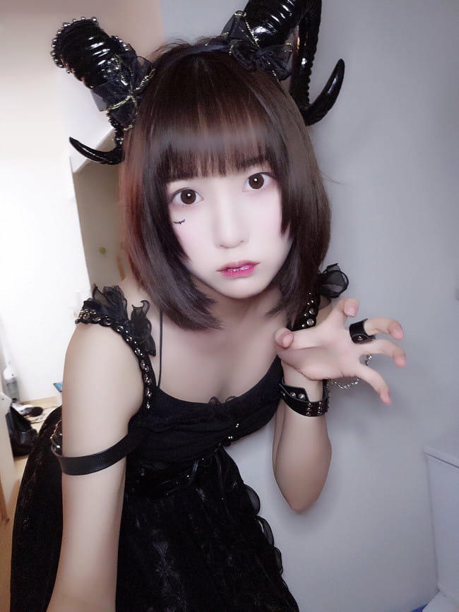 Lolita 不给糖就把你吃掉！小恶魔 cosplay