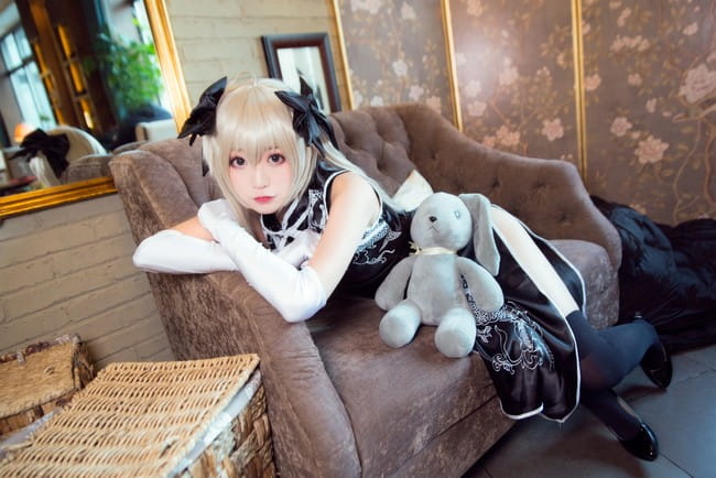 缘之空 穹妹黑旗袍 cosplay