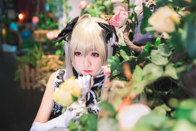 缘之空 穹妹黑旗袍 cosplay