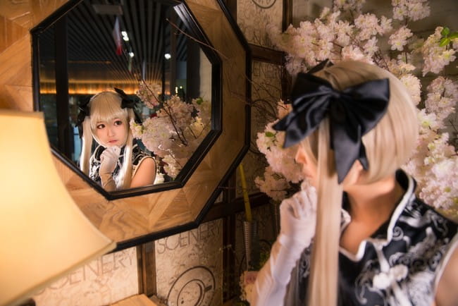 缘之空 穹妹黑旗袍 cosplay