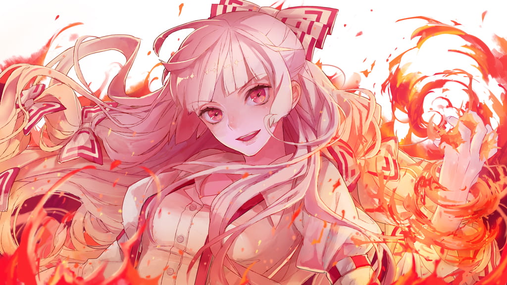 《东方Project》藤原妹红手机主题