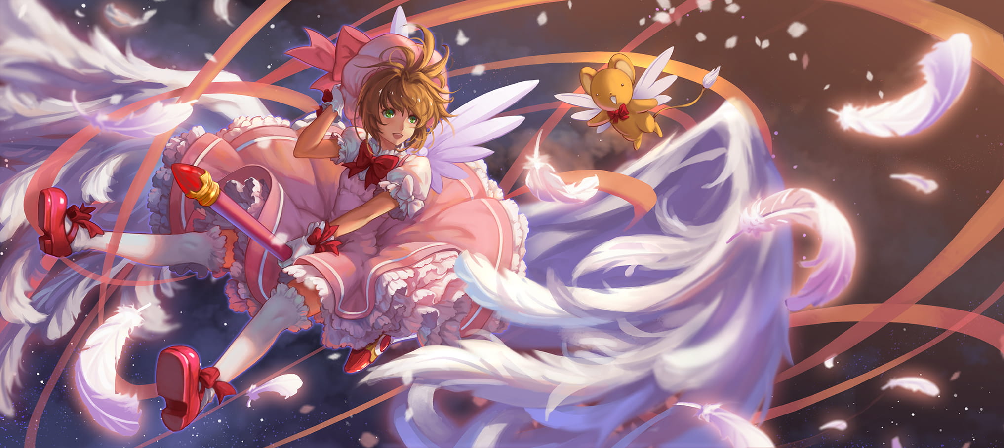 动漫人物特辑 【木之本樱,百变小樱】 电脑壁纸(1)