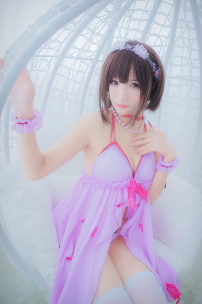 路人女主的养成方法 加藤惠睡衣 cosplay