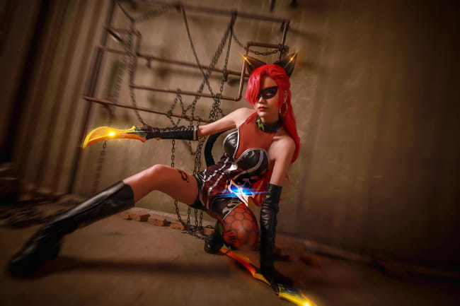 王者荣耀 荆轲暗夜猫娘