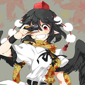 【射命丸文】二次元女生头像呆萌