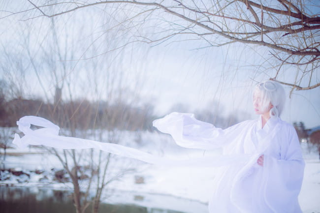 雪妖 汉服 一个关于雪的脑洞 cosplay