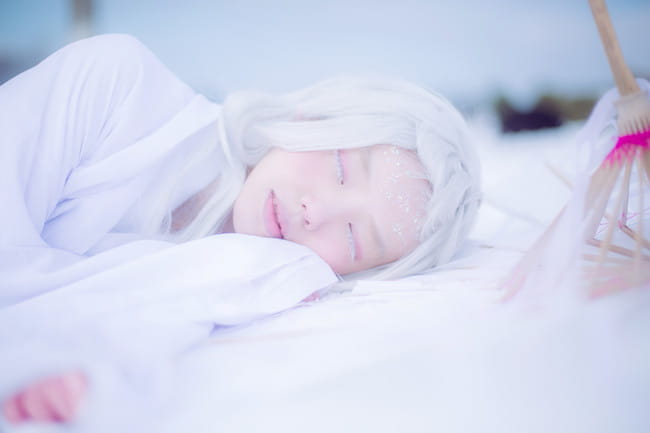 雪妖 汉服 一个关于雪的脑洞 cosplay
