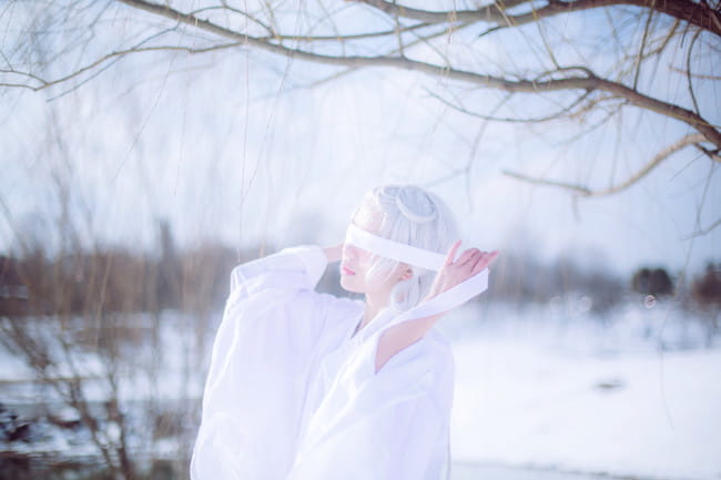 雪妖 汉服 一个关于雪的脑洞 cosplay