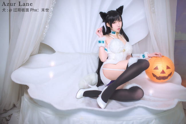 碧蓝航线 犬 万圣节 cosplay
