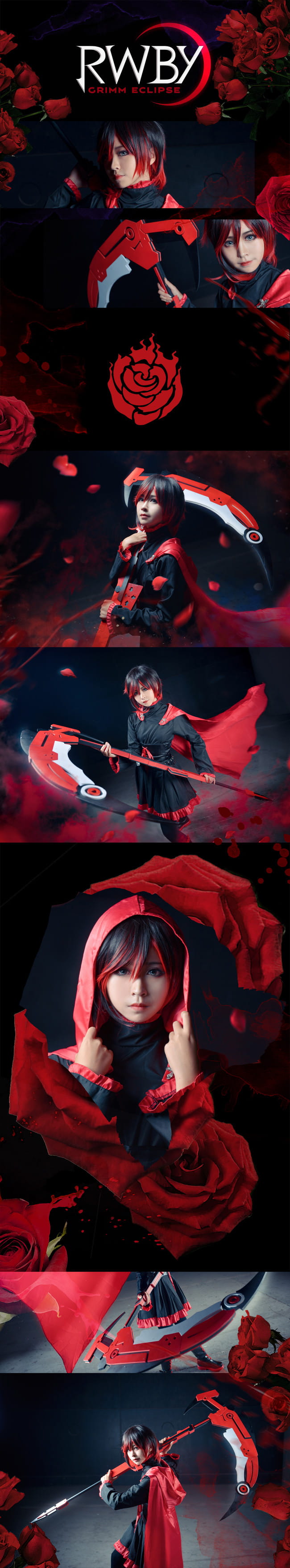 RWBY 小红帽 Ruby rose cosplay