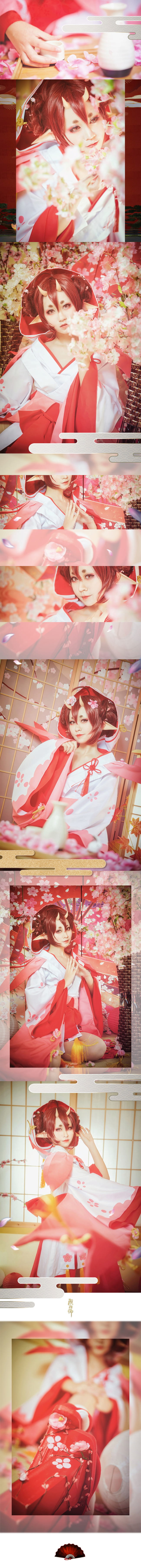阴阳师 桃之夭夭 灼灼其华 cosplay