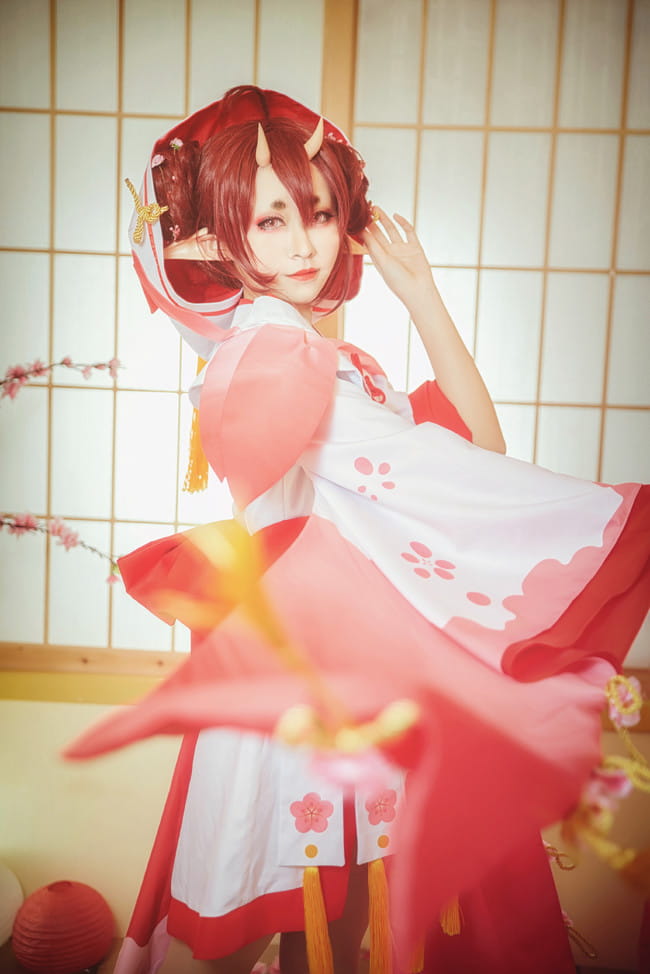 阴阳师 桃之夭夭 灼灼其华 cosplay