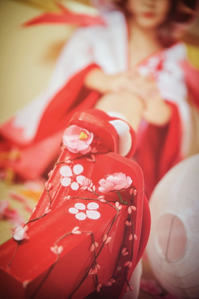 阴阳师 桃之夭夭 灼灼其华 cosplay