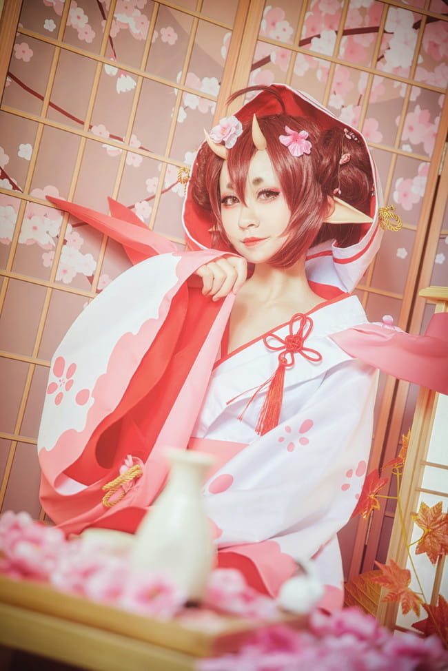 阴阳师 桃之夭夭 灼灼其华 cosplay