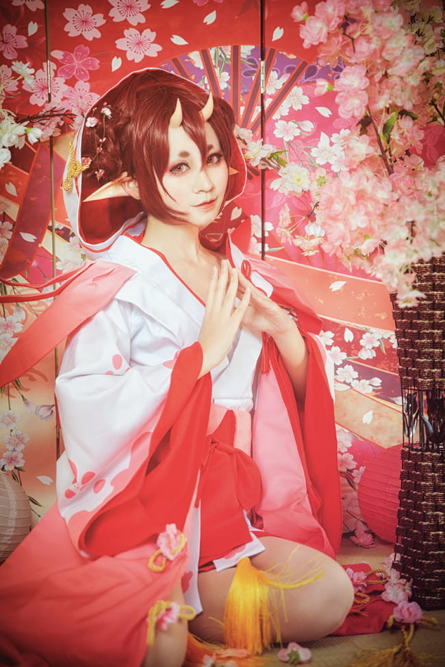 阴阳师 桃之夭夭 灼灼其华 cosplay