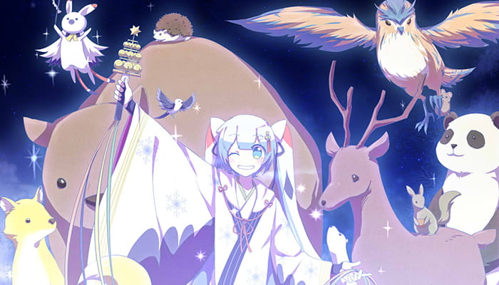 初音未来【雪初音】 萌化手机主题