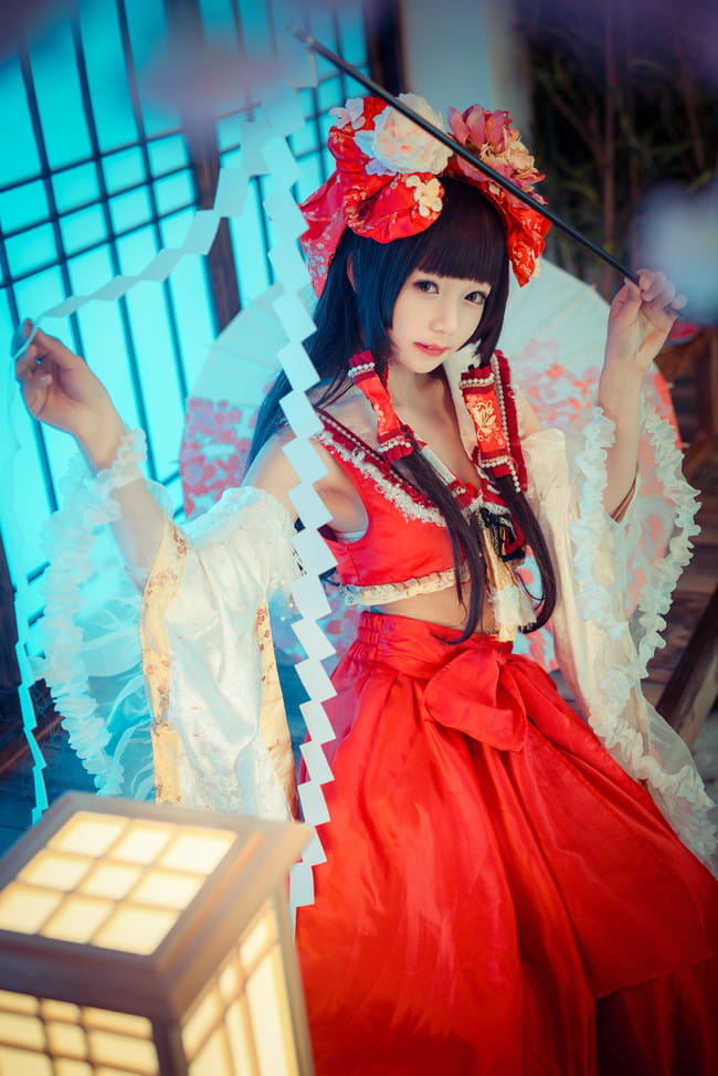 东方project 博丽灵梦二设 cosplay