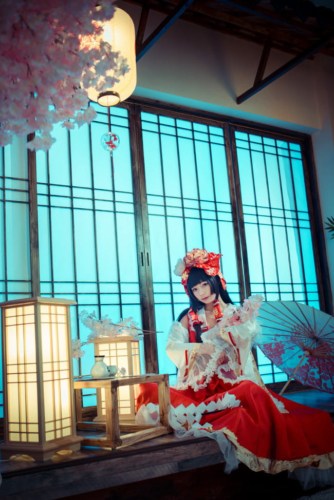 东方project 博丽灵梦二设 cosplay