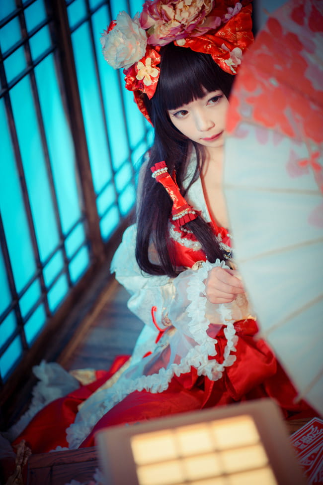 东方project 博丽灵梦二设 cosplay