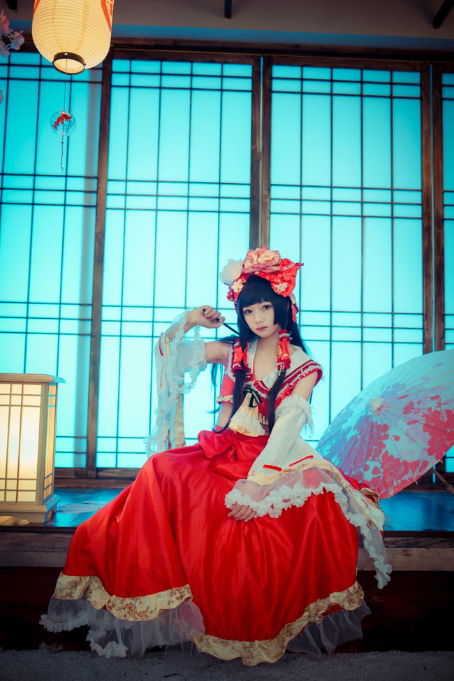 东方project 博丽灵梦二设 cosplay