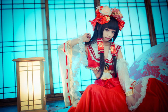 东方project 博丽灵梦二设 cosplay