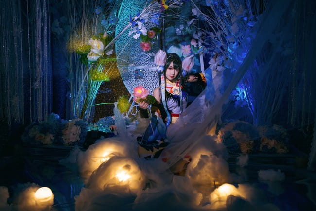 阴阳师 花鸟卷 闲池荷香 cosplay