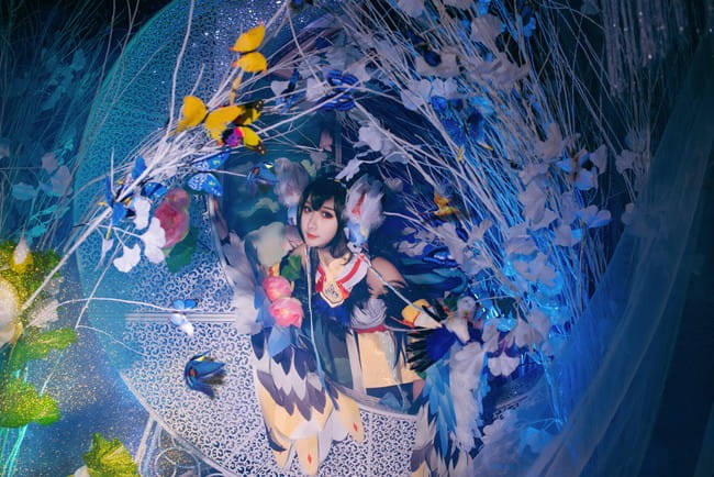 阴阳师 花鸟卷 闲池荷香 cosplay