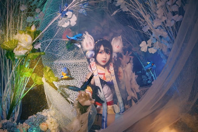 阴阳师 花鸟卷 闲池荷香 cosplay