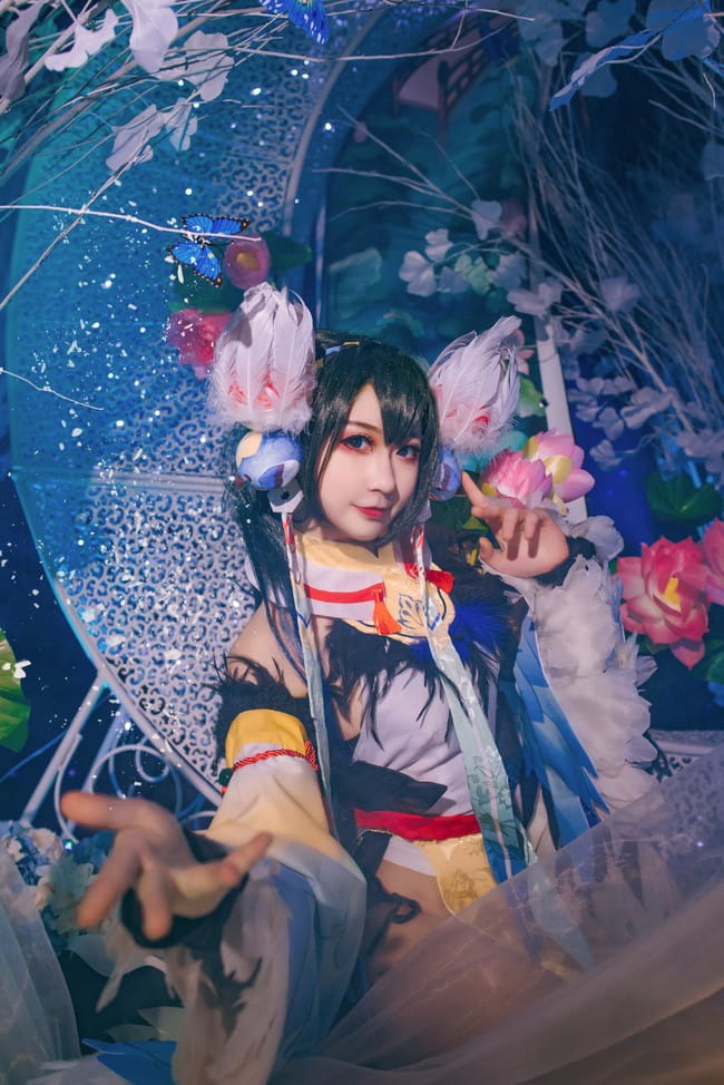 阴阳师 花鸟卷 闲池荷香 cosplay