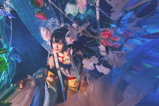 阴阳师 花鸟卷 闲池荷香 cosplay