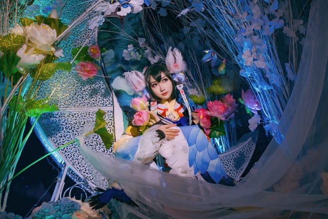 阴阳师 花鸟卷 闲池荷香 cosplay