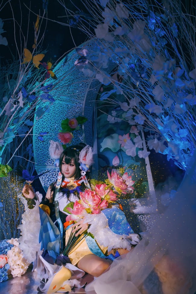 阴阳师 花鸟卷 闲池荷香 cosplay