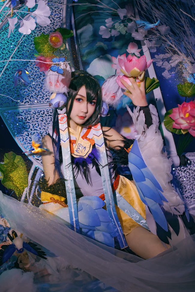 阴阳师 花鸟卷 闲池荷香 cosplay