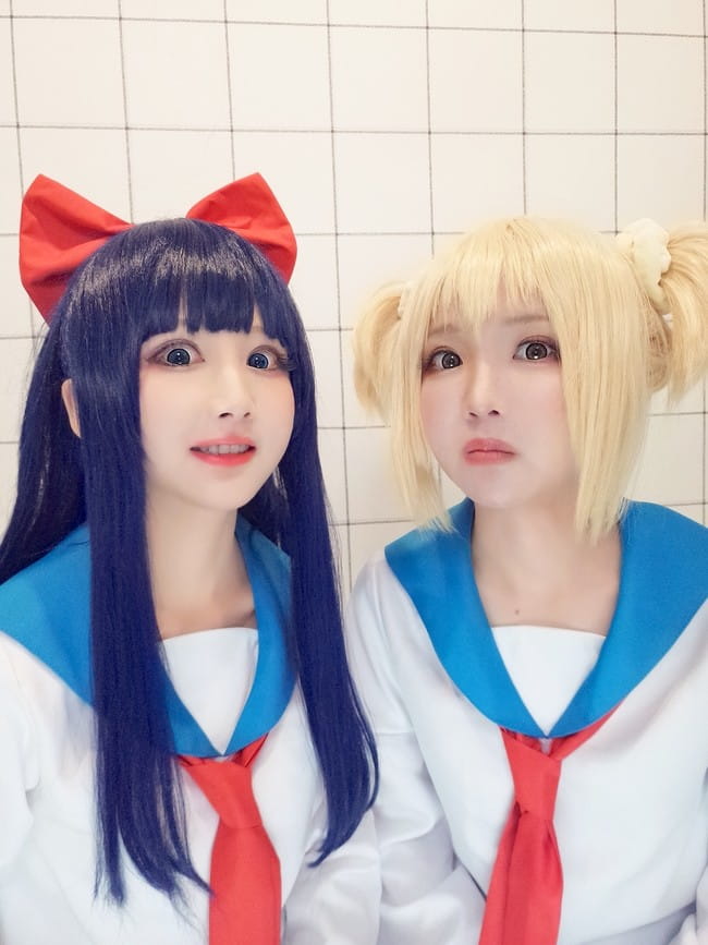 pop子和pipi美的日常 cosplay