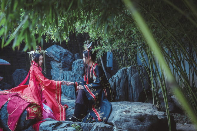 剑侠情缘网络版叁 剑三同人婚服 cosplay