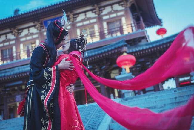 剑侠情缘网络版叁 剑三同人婚服 cosplay