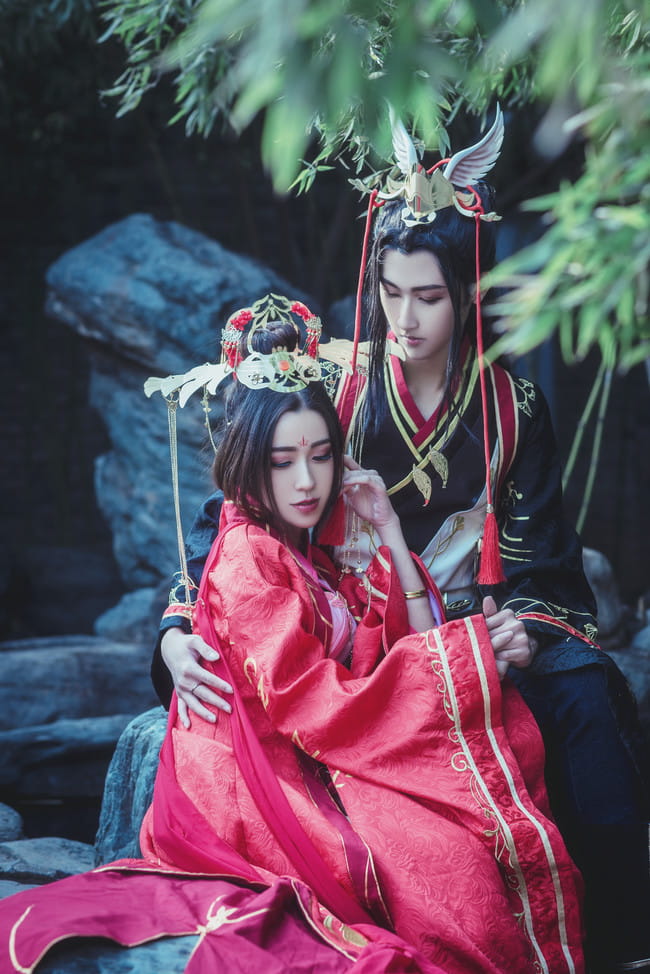 剑侠情缘网络版叁 剑三同人婚服 cosplay