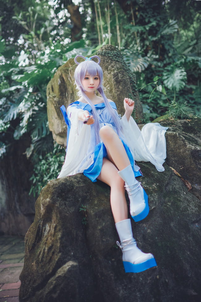 VOCALOID 洛天依 古风 双马尾 cosplay