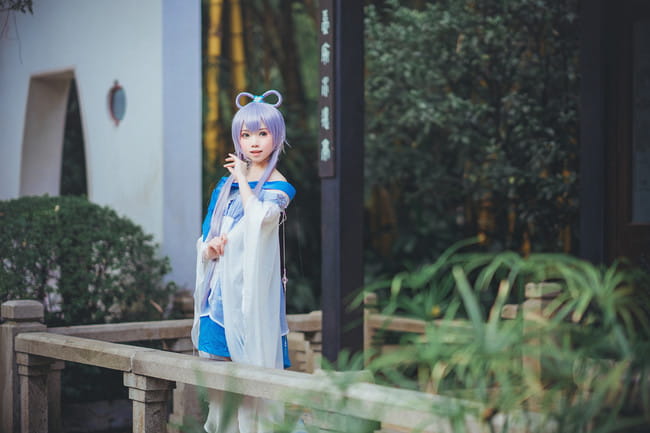 VOCALOID 洛天依 古风 双马尾 cosplay