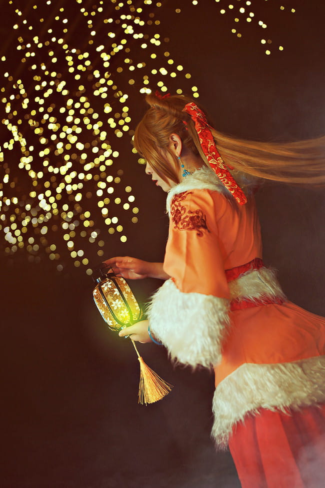 【元宵忆灯】秦时明月 高月冬装 cosplay