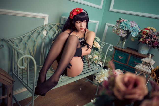 路人女主的养成方法 学姐睡衣 cosplay