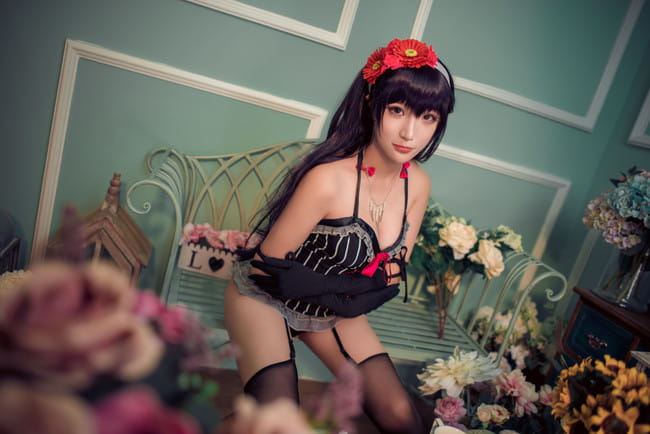 路人女主的养成方法 学姐睡衣 cosplay