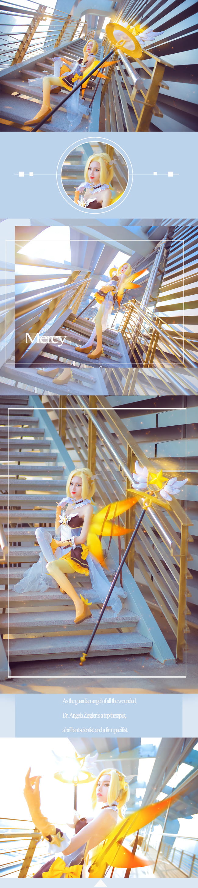 守望先锋 安吉拉·齐格勒 天使同人 cosplay