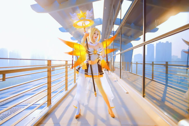 守望先锋 安吉拉·齐格勒 天使同人 cosplay