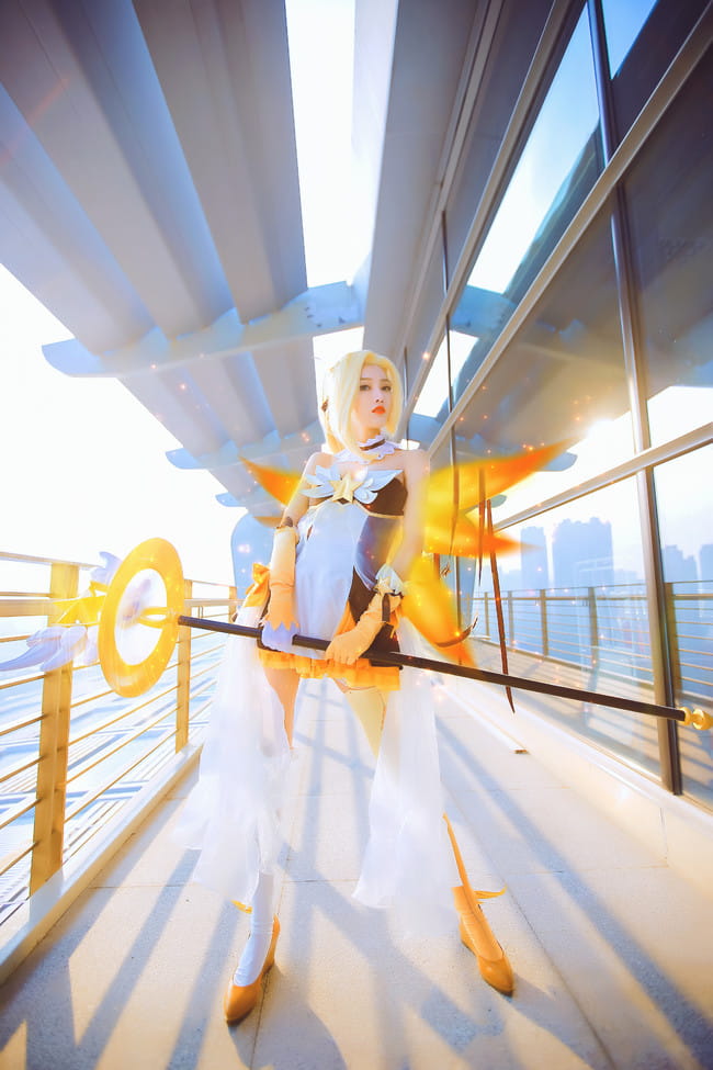 守望先锋 安吉拉·齐格勒 天使同人 cosplay