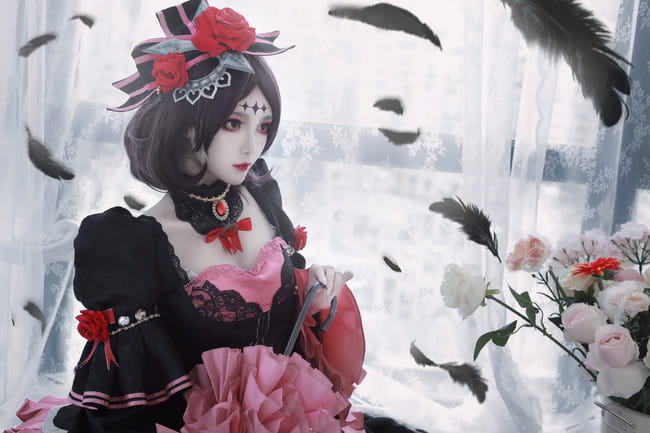 王者荣耀 露娜 哥特 cosplay