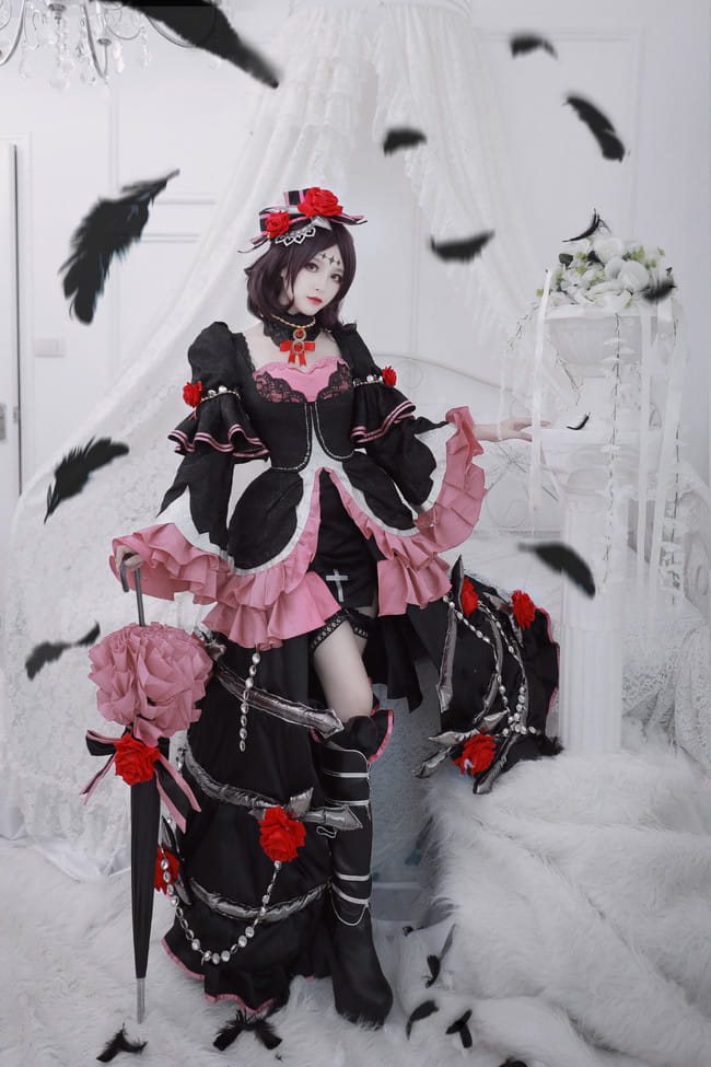 王者荣耀 露娜 哥特 cosplay