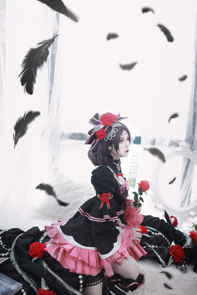 王者荣耀 露娜 哥特 cosplay