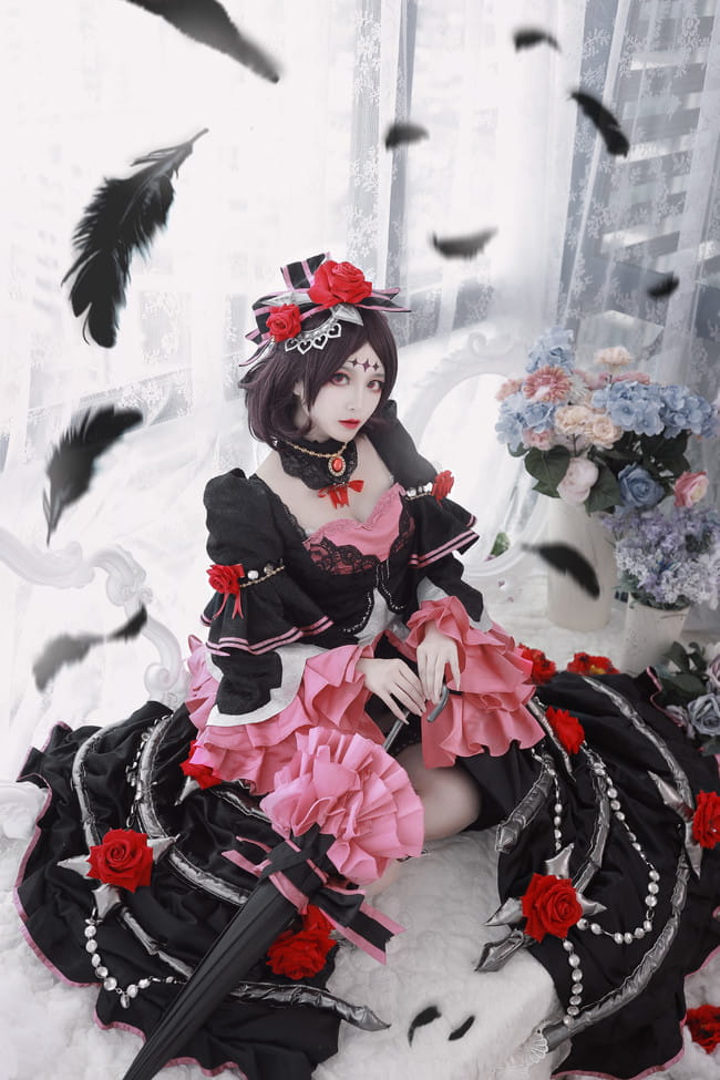 王者荣耀 露娜 哥特 cosplay