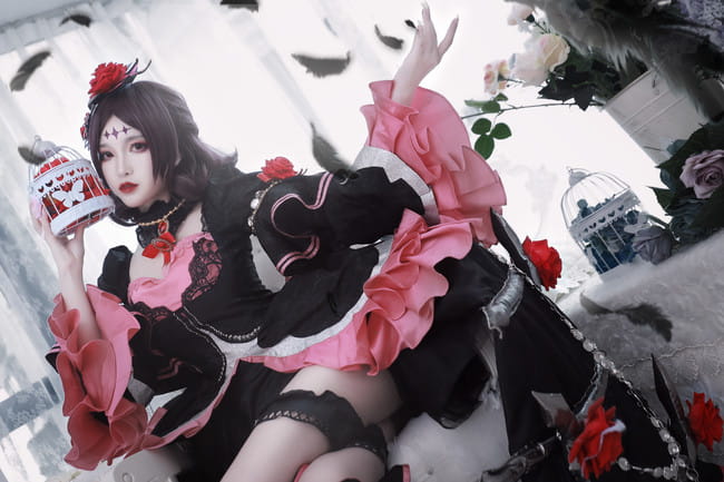 王者荣耀 露娜 哥特 cosplay